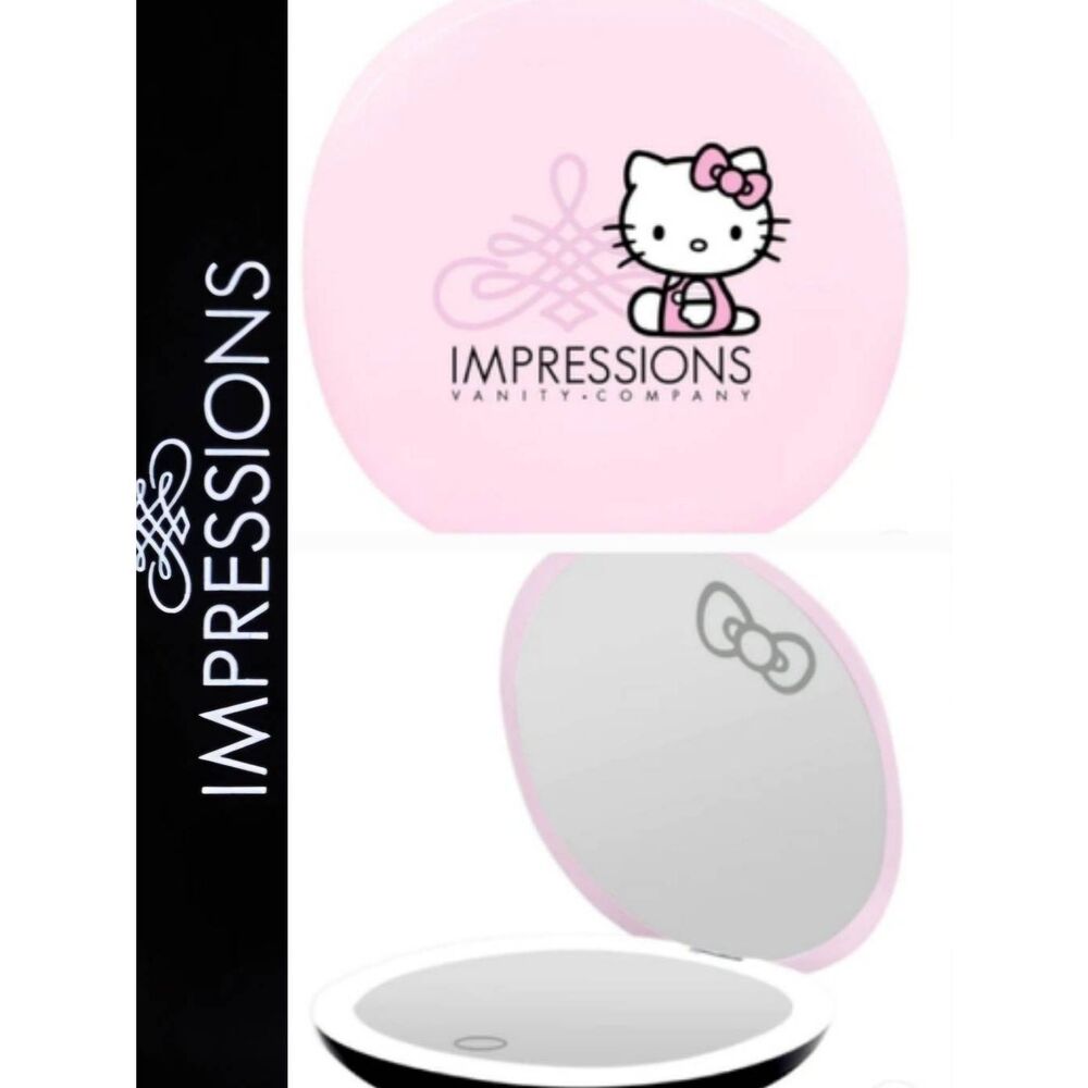 Impressions X Hello Kitty The Swirl LED Compact Mirror